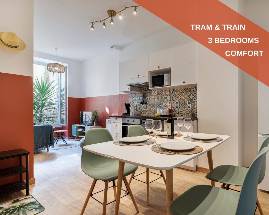 Cosy And Trendy 3 Bedrooms Train Tramway Appartamento Nizza